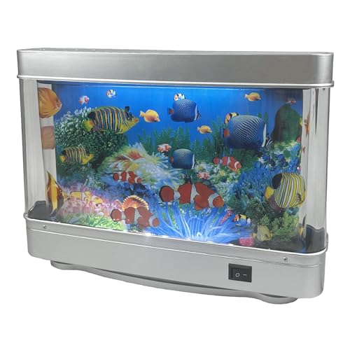 Fake Motion Fish Tank Mini Aquarium