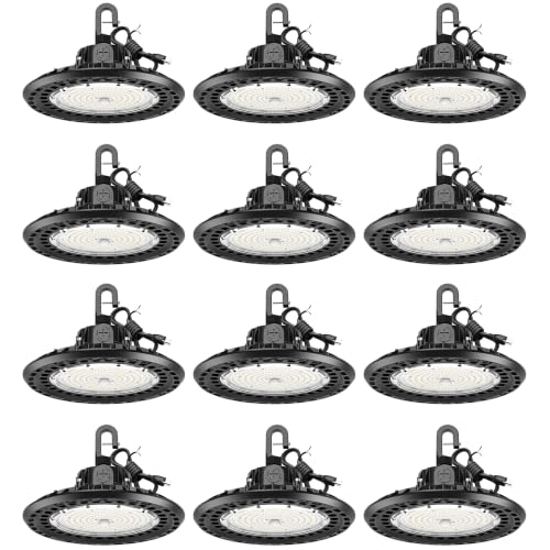 150W 12 Pack UFO LED Shop High Bay Lights (12 Count)