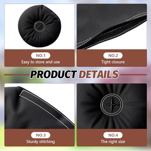 3 Pcs Sandbag Feather Flag Sand Weights Black Bag Umbrella Base (3 Count)