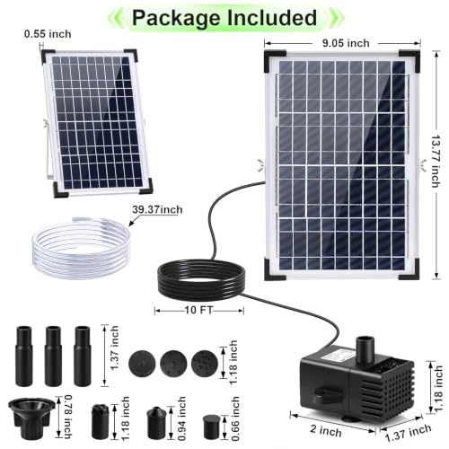 12W Solar Fountain Pump