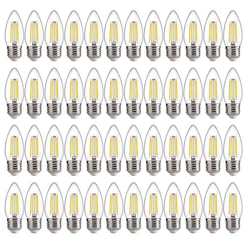 B11 E26 LED Chandelier Light Bulbs (48 Count)