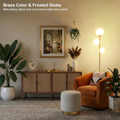 3 Globe Floor Lamp Mid Century Modern