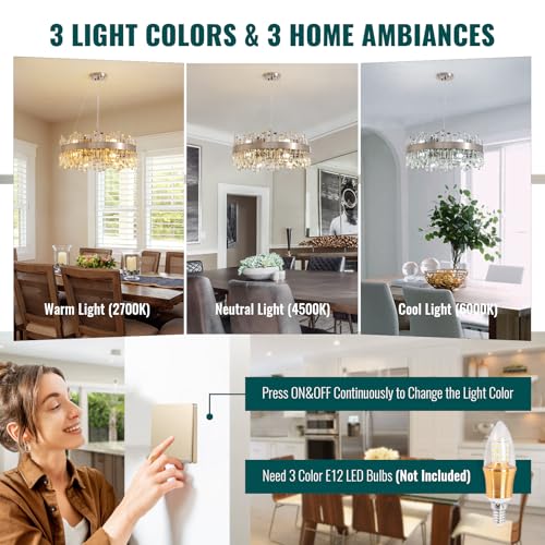 23.6’’ Modern Crystal Chandelier