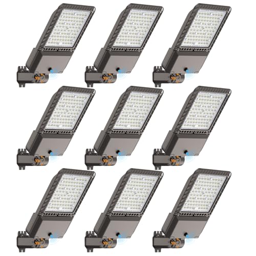 240W LED Parking Lot Light 60000LM Outdoor Street Lights 9 Pack (9 Count)