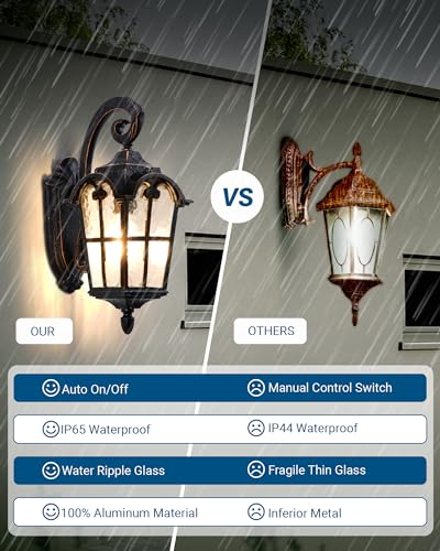 Dusk to Dawn Outdoor Wall Light