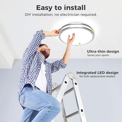 1 Pack Flush Mount Ceiling Light Fixture