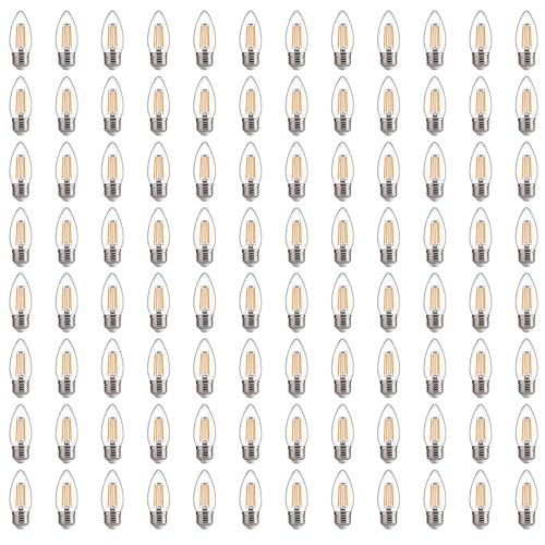 LED Candelabra Light Bulbs 60W Equivalent E26 Base (96 Count)