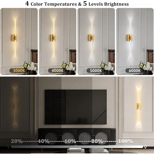Battery Operated Wall Sconces Set of 2 (2 Count)