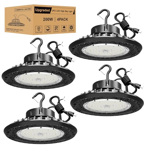 200W UFO LED High Bay Light 0 (4 Count)