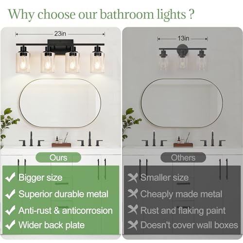 4 Light Bathroom Light Fixtures