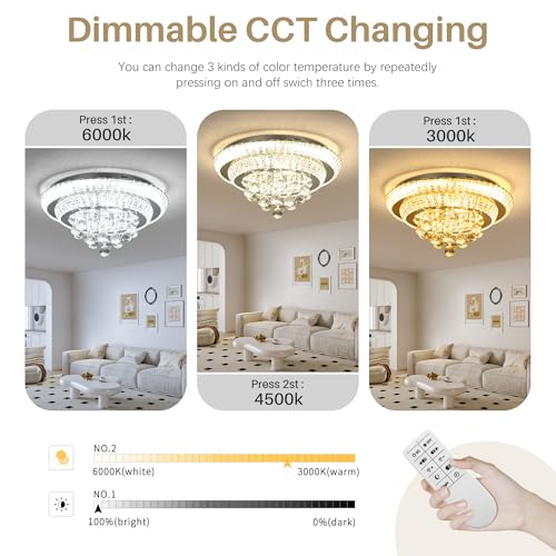 20" Crystal Chandeliers