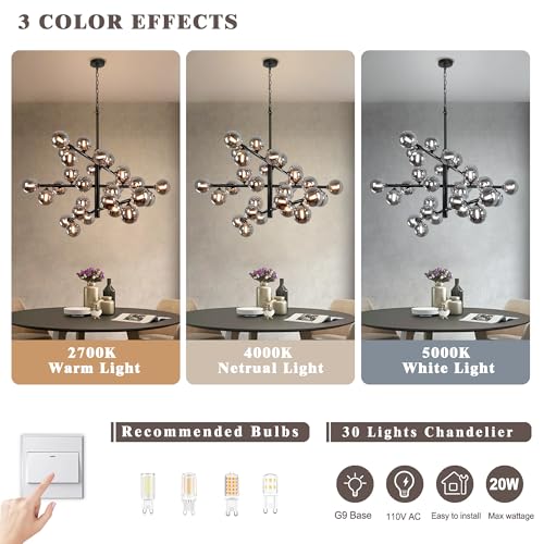 Large Sputnik Chandeliers