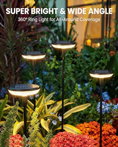 Solar Pathway Lights Outdoor (6 Count)