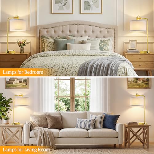 Gold Table Lamp Set of 2