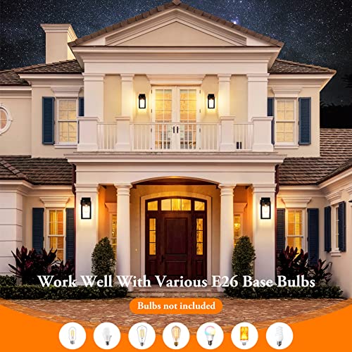 2 Pack Porch Lights Outdoor Wall Lantern (2 Count)