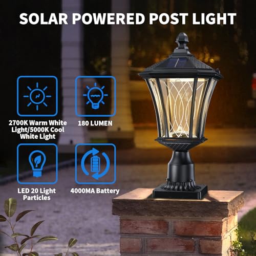 19.6" Solar Post Lights