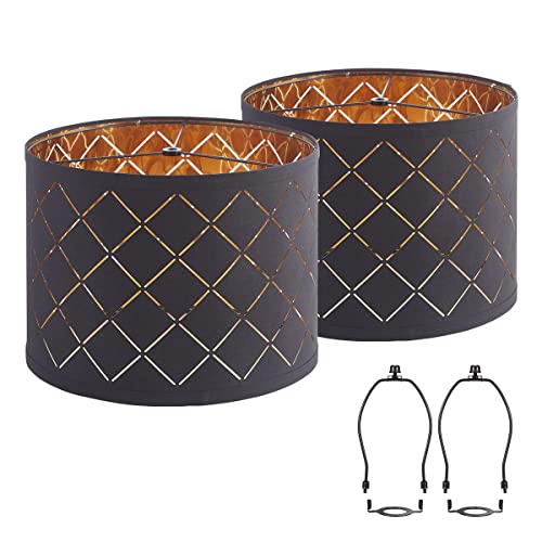 Black Lampshades for Table Lamp Floor Lamp (2 Count)