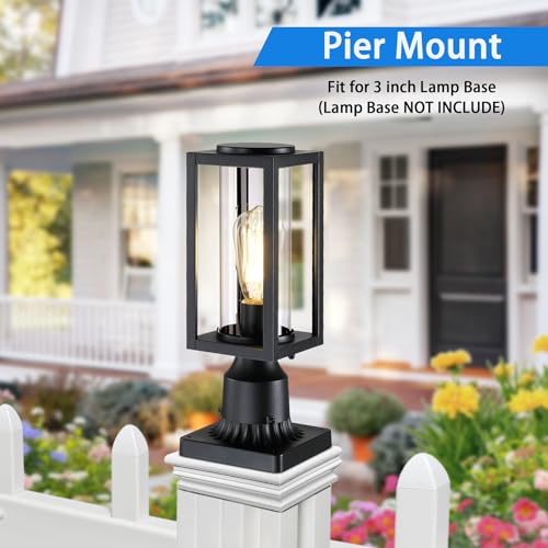 Outdoor Post Lights Lamp Post Light Fixture 2 Pack (2 Count)