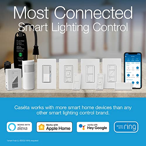 Caseta Claro Smart Switch & Wallplate for LED Lights