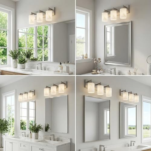 3 Light Bathroom Light Fixture