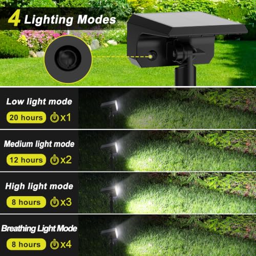 Solar Spot Lights Outdoor (4 Count)