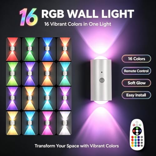 4 Pack RGB Dynamic Gradient Step Lights