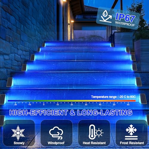 8 Pack Solar Stair Lights (8 Count)