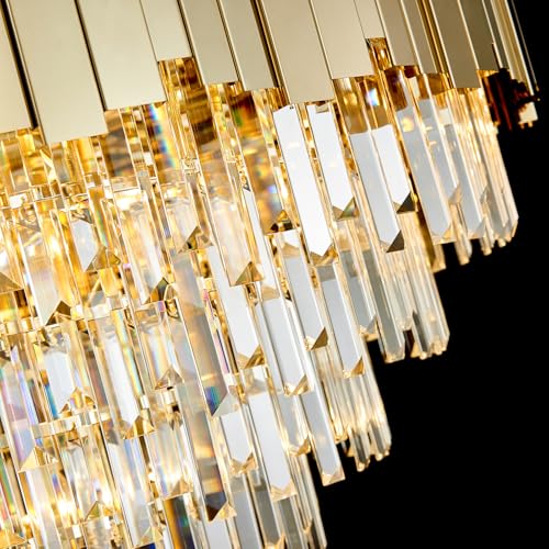Large Gold Luxury Crystal Chandeliers
