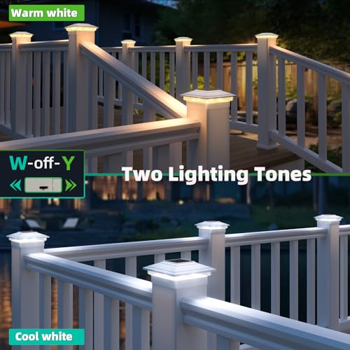 Solar Post Cap Lights 4pack (4 Count)