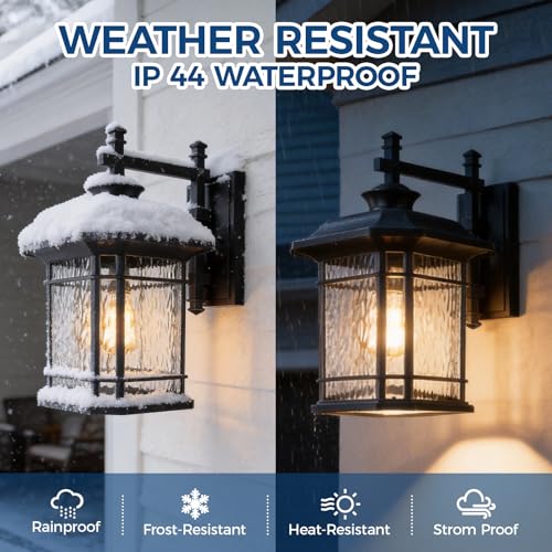 Extra Large Outdoor Light Fixtures Wall Mount Black Exterior Lights