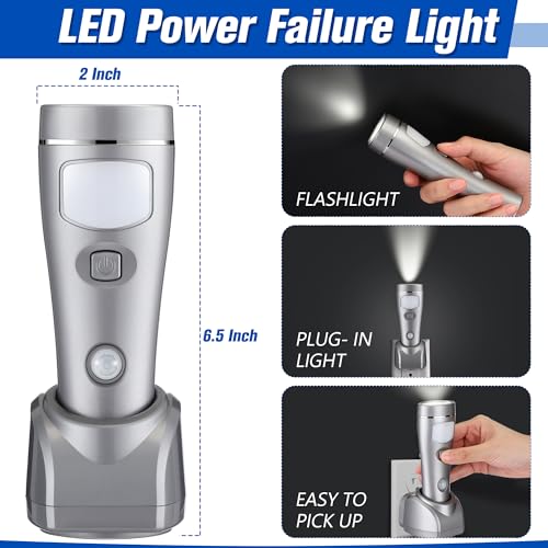 9 Pack 4 in 1 LED Emergency Lights for Home Power Failure (9 Count)