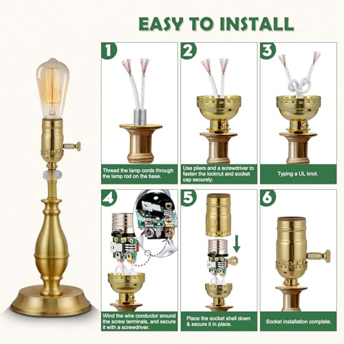 Full Range Dimmer Lamp Socket (2 Count)