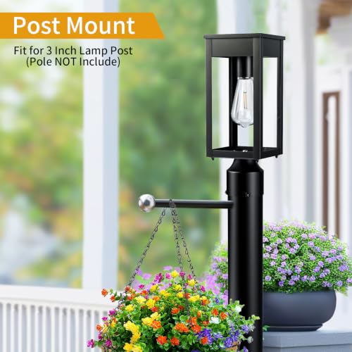 15.5'' Outdoor Solar Post Light