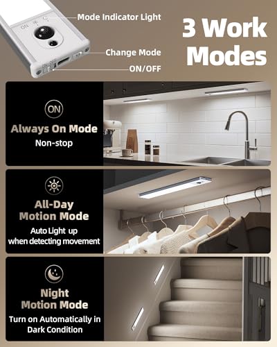 5 Pack Under Cabinet Lighting with Charging Station (5 Count)