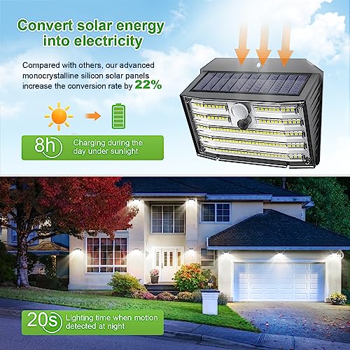 Solar Motion Lights Outdoor (6 Count)