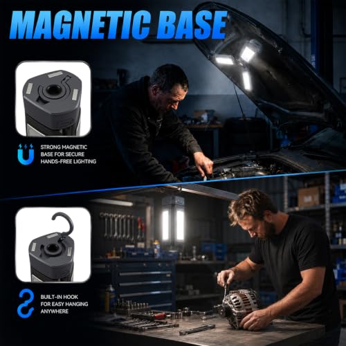 12000mAh Rechargeable Camping Light with Stand 73.2''