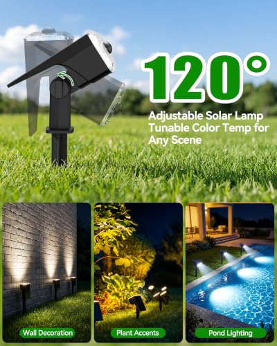 Solar Lights Outdoor Waterproof (4 Count)