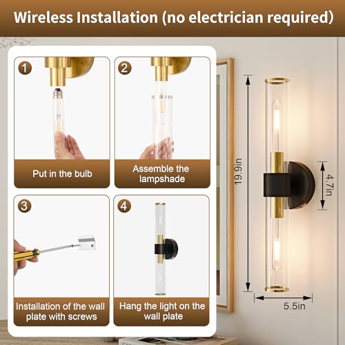 Battery Operated Wall Sconce
