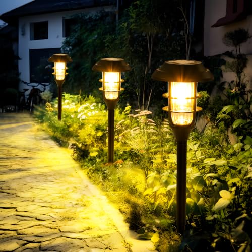 Solar Pathway Lights Waterproof Outdoor Lighting (8 Count)