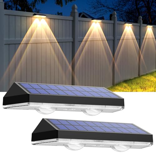 Solar Fence Lights (2 Count)
