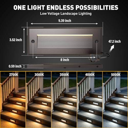 9in LED Deck Step Lights 12V