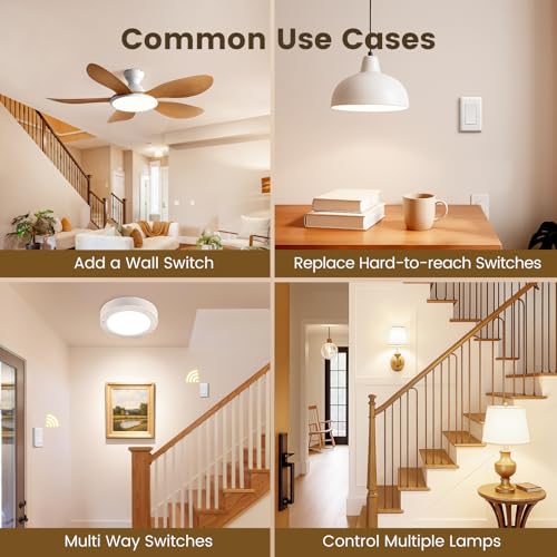 Wireless Light Switch and Receiver Kit