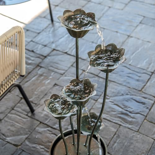35 Inch Freestanding Sculptural Metal Multi