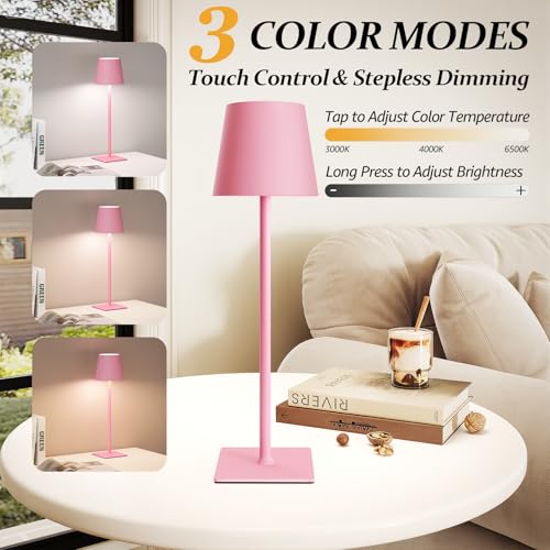 2 Pack Cordless Table Lamps (2 Count)