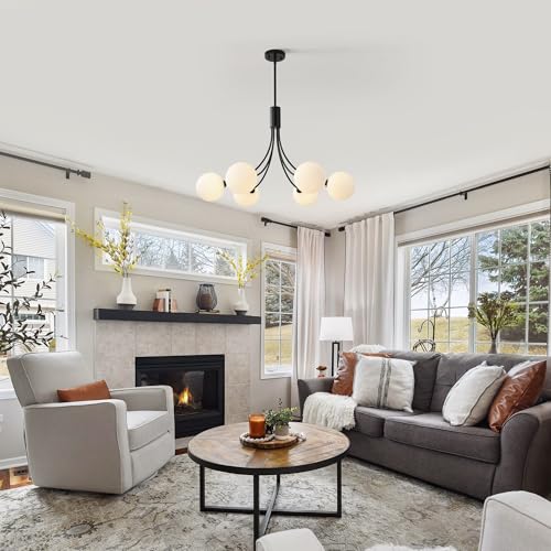 Black Sputnik Chandelier