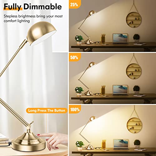 Architect Gold Desk Lamp