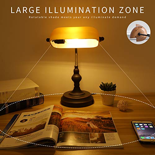 Banker Desk Lamp Touch Control