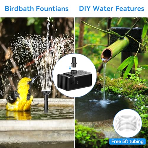 8W Solar Fountain Pump with Built