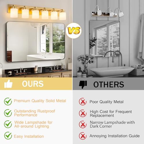 Modern Bathroom Light Fixtures Over Mirror