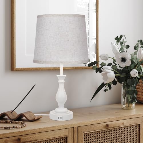 Farmhouse Table Lamp Touch Control 3